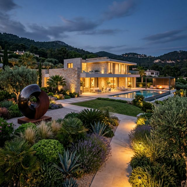 High-end Villa Landscaping Design Dubai